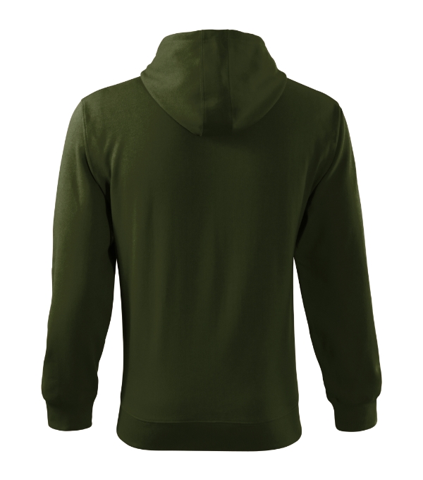 Bluza męska Malfini Trendy Zipper 410 – bluza z kapturem i zamkiem pod haft i nadruk - obrazek 5