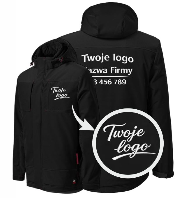 Zimowa kurtka softshell męska Malfini Vertex W55 – ocieplana, wodoodporna 10 000 mm